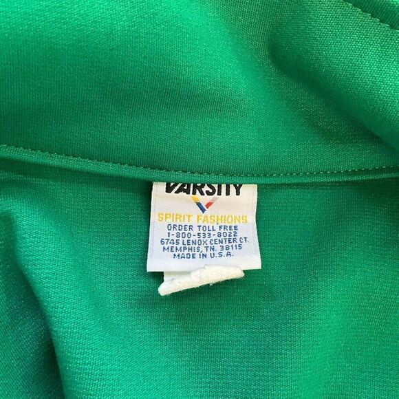 Varsity Spirit Fashions Womens Medium Zip Front Jacket Green AHS Varsity Cheer - Picture 14 of 16